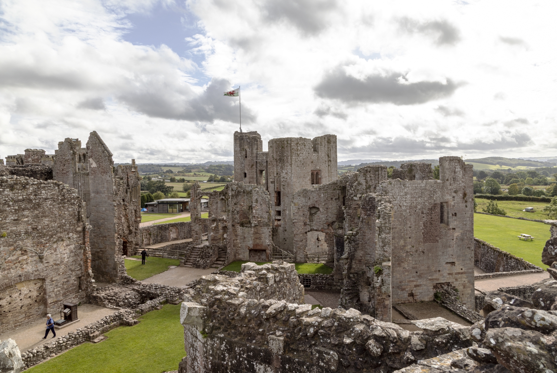 Raglan Castle, Raglan, Monmouthshire, Wales